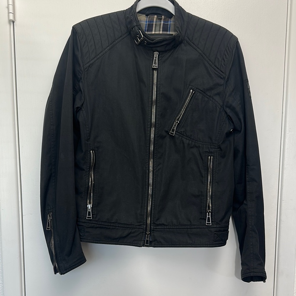Belstaff Black Lightweight Jacket